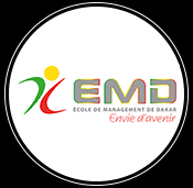 Logo Ecole de Management de Dakar ( EMD) Ex SHERBROOKE (EMD)